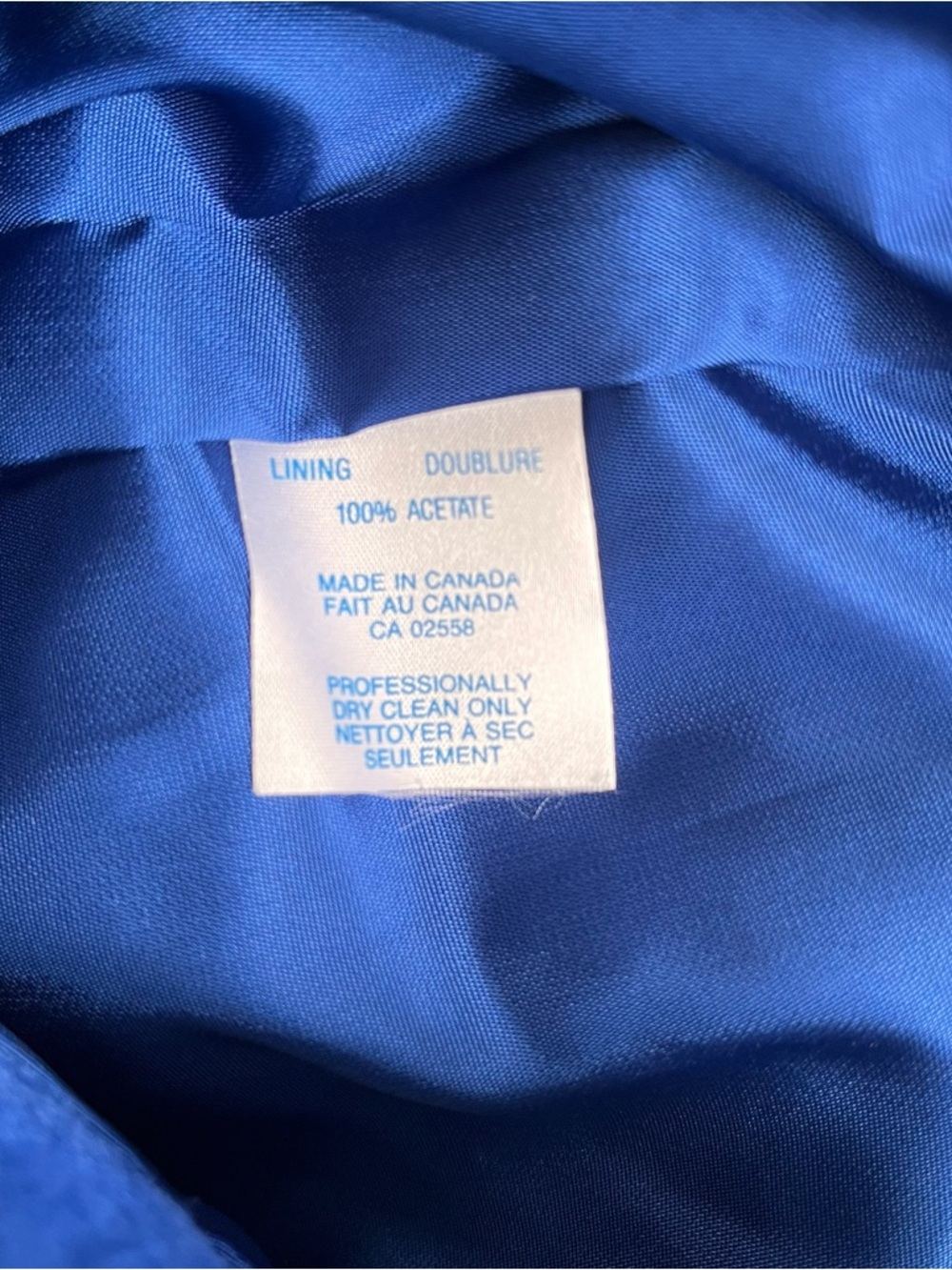 Danier Vintage Blue Suede Pencil Skirt - Picture 6 of 6